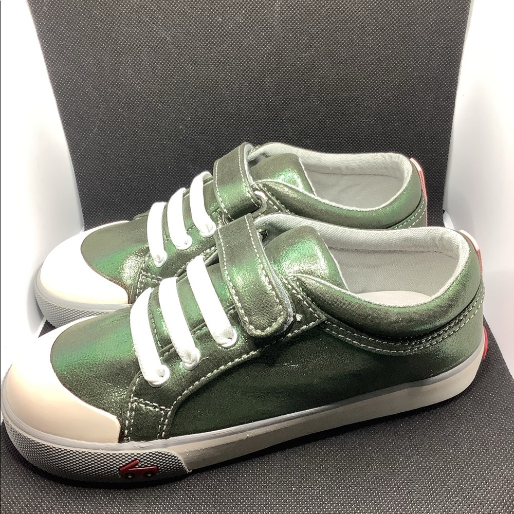 See Kai Run Unisex - Kristin Olive Shimmer NEW
